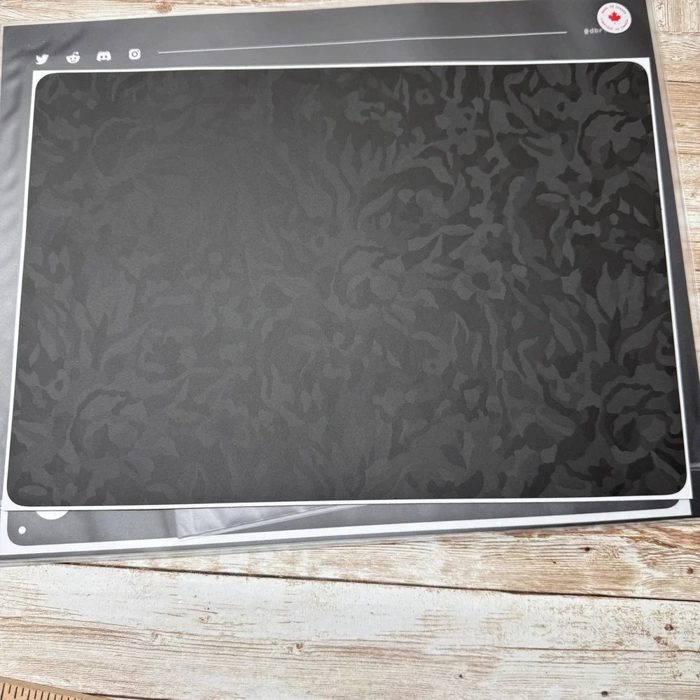 dbrand Triple Threat Deluxe Laptop Skin Set Black Camo 14